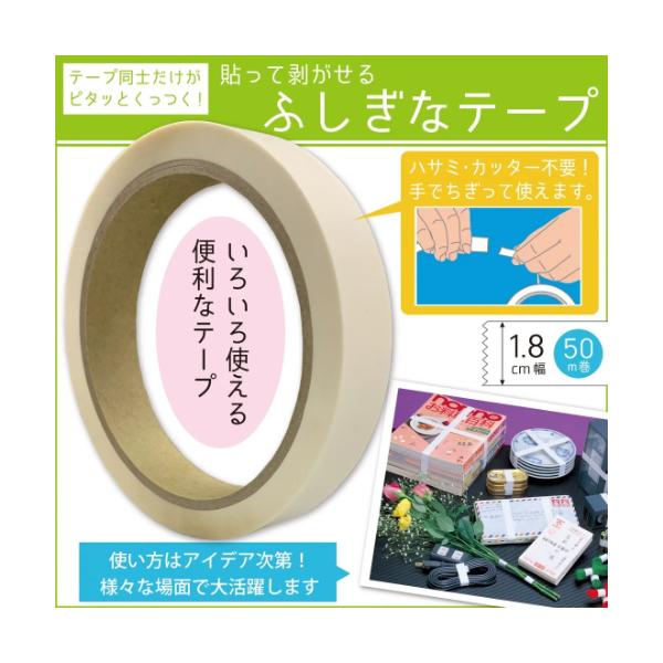 ふしぎテープ 家庭菜園 やさい ケーブル テープ同士だけがピタッとくっつ く 手でカット ハサミ カッタ ー 工具いらず 水にも強く Eclea 爆売 爆買