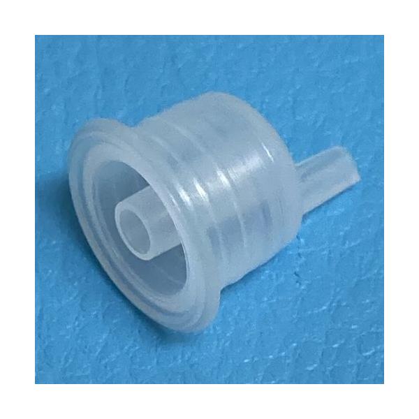 ドロッパー中栓　共用タイプ／10個セットコバルト、遮光ビン共用タイプ※コバルトグラスに添付の、１滴づづ滴下するタイプ、取り外し時変形します。再使用できません。 材質：中栓、キャップ：ＰＥ、ＰＰ 販売者：（有）いまじんこのコーナーの適合サイズ...