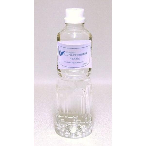 ヒアルロン酸原液　500ml　／化粧品原料、手作り石けん、本物のヒアルロン酸原液（１％）です。【医薬部外品原料規格適合品】