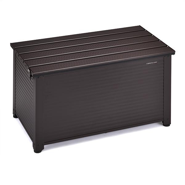 グリーンライフ アルミベンチストッカー84 ABS-84P ブラウン グリーンライフ アルミベンチストッカー84 ABS-84P ブラウン