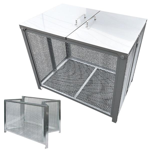 新品】屋外 ゴミ収集ボックス ゴミステーション 組立式 90cm 鋼280L