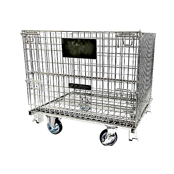 HIROメッシュパレット 1080LCP キャスター付 送料無料 個人宅配送不可 