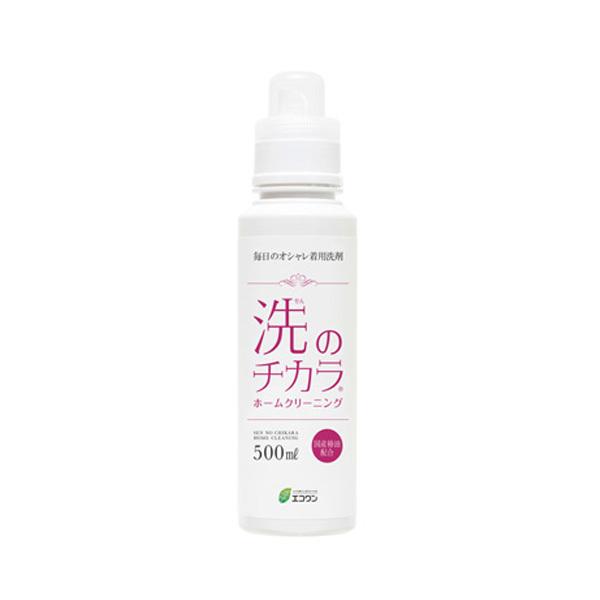 洗のチカラ ボトル 500ml 石けん生まれ オシャレ着用 液体 洗剤 リニューアル せんのちから エコワン