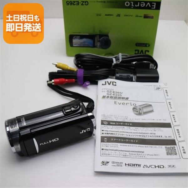 美品 GZ-E265 クリアブラック 即日発送 VICTOR JVC デジタルビデオ