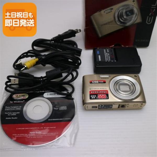 超美品 EX-Z400 ゴールド 即日発送 CASIO EXILIM デジカメ 本体 あす