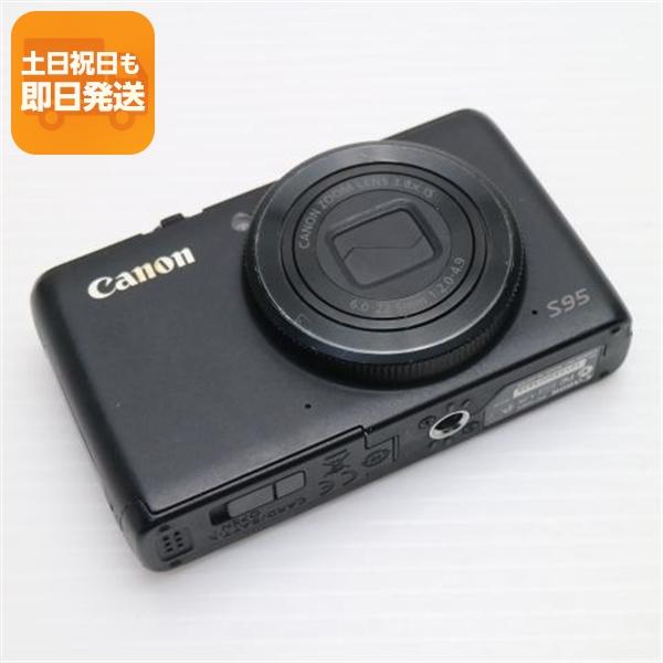 良品中古 PowerShot S95 ブラック 即日発送 Canon デジカメ デジタル
