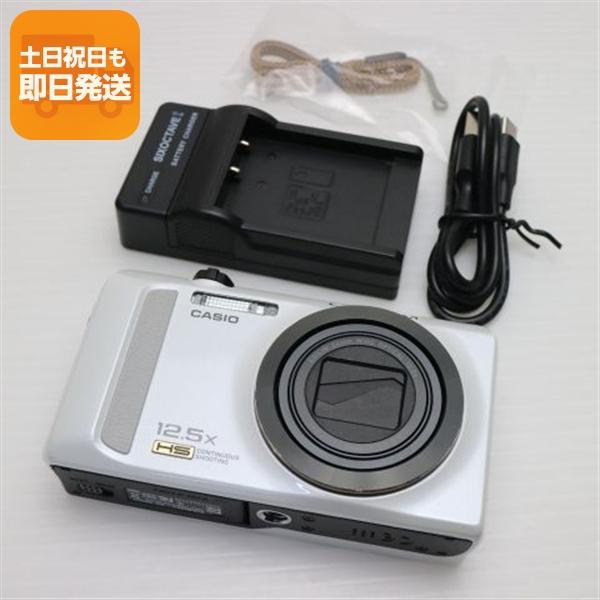 超美品 EX-ZR200 ホワイト 即日発送 デジカメ CASIO デジタルカメラ