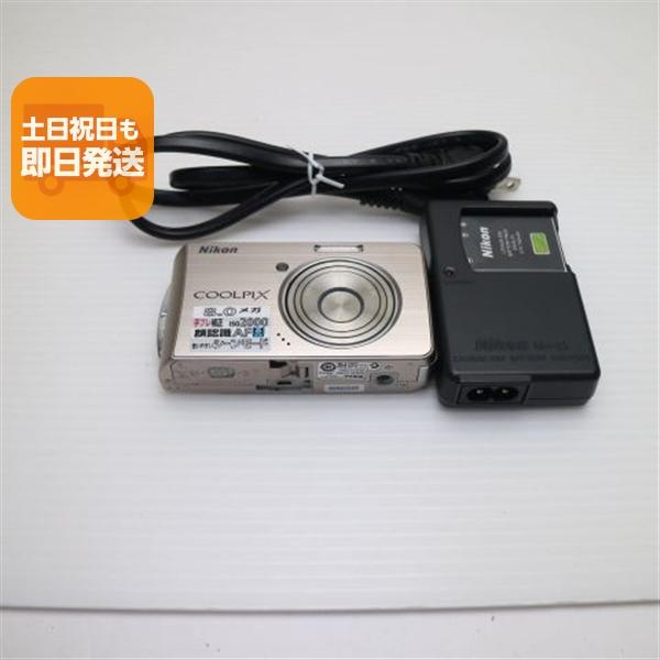 超美品 COOLPIX S520 ライトブロンズ 即日発送 Nikon デジカメ