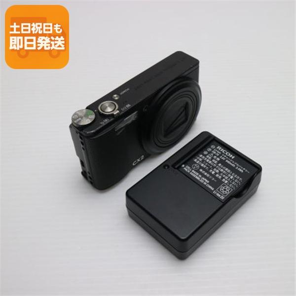【動作品】RICOH CX2 コンパクトデジタルカメラ 美品 RICOH CX2 ブラック 即日発送 デジカメ デジタルカメラ 本体 あす