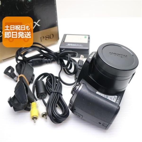 超美品 COOLPIX P80 ブラック 即日発送 Nikon デジカメ デジタルカメラ