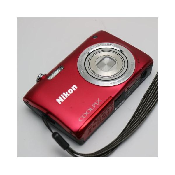 スマホ転送OK】Nikon COOLPIX S2900 レッド デジカメ