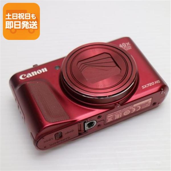 中古 PowerShot SX720 HS レッド 即日発送 コンデジ Canon 本体 あす