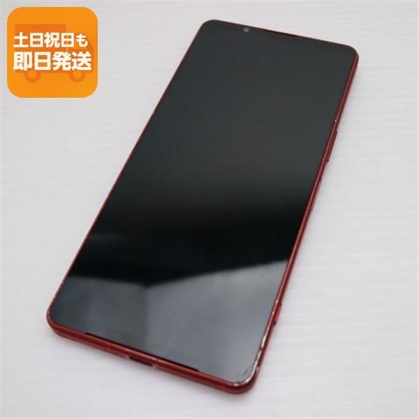 良品中古 SIMフリー Xperia 1 VI 12GB 256GB スカーレット スマホ SONY
