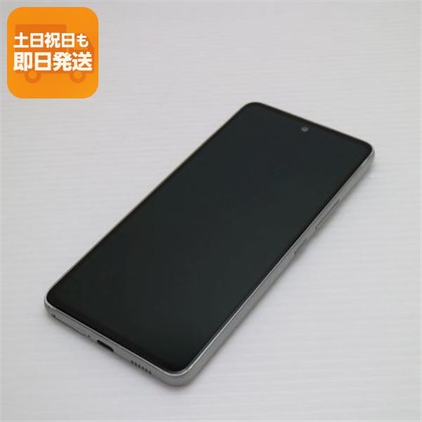 美品 Galaxy A53 5G SCG15 オーサムホワイト スマホ 白ロム 中古 あす