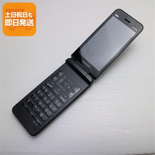 美品　GRATINA KYF42 ブラック　携帯電話 美品 GRATINA KYF42 ブラック 白ロム 本体 即日発送 土日祝発送OK あす
