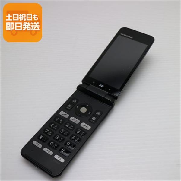 週末限定価格　新品SIMフリー au GRATINA 4G KYF31 ブラック 良品中古 au KYF31 GRATINA 4G ブラック 即日発送 ガラケー AU KYOCERA
