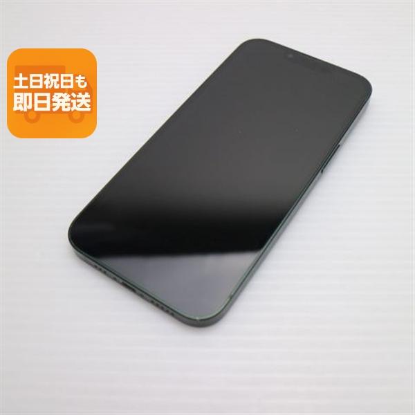 美品 SIMフリー iPhone13 128GB グリーン スマホ 白ロム 中古 あすつく