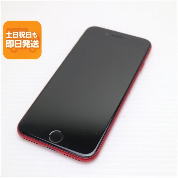 新品同様 SIMフリー iPhone SE 第2世代 128GB レッド スマホ 白ロム