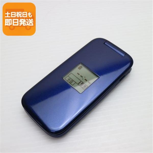 らくらくフォン　docomoF- 08C 折りたたみ式携帯電話 青　充電器（難） らくらくフォン docomoF- 08C 折りたたみ式携帯電話 青 充電器