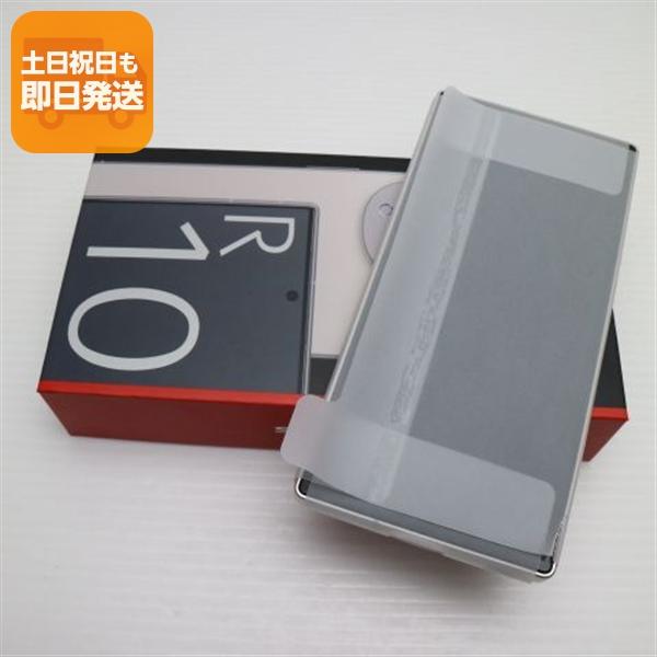 新品未使用 SIMフリー AQUOS R10 カシミアホワイト スマホ SHARP 即日