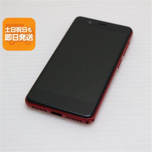 新品同様 Rakuten Mini クリムゾンレッド 即日発送 スマホ 白ロム 楽天