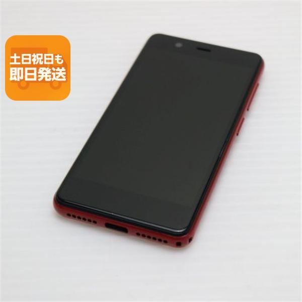 新品同様 Rakuten Mini クリムゾンレッド 即日発送 スマホ 白ロム 楽天
