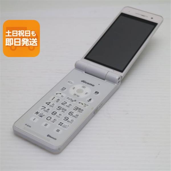 美品 P-01H ホワイト 即日発送 ガラケー DoCoMo Panasonic 本体 白ロム