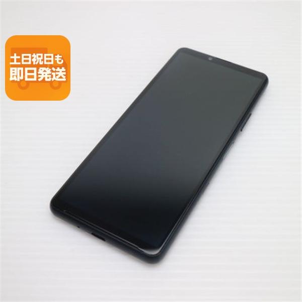 超美品 SO-52B Xperia 10 III ブラック 本体 即日発送 土日祝発送OK