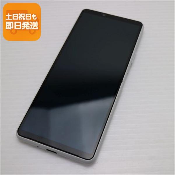 美品 SO-52B Xperia 10 III ホワイト 白ロム 本体 即日発送 土日祝発送