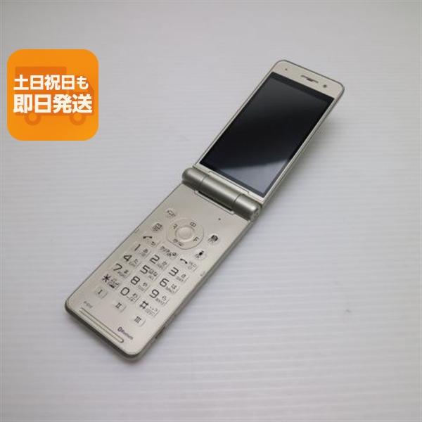 超美品 P-01F シャンパンゴールド 即日発送 ガラケー Panasonic DoCoMo