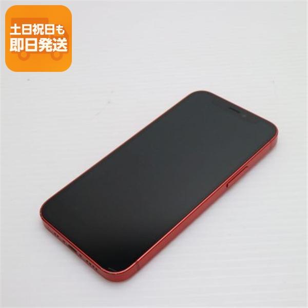 美品 SIMフリー iPhone12 mini 64GB レッド 即日発送 スマホ 白