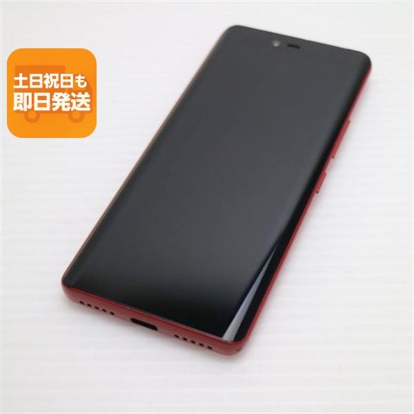 美品 Rakuten Hand クリムゾンレッド 即日発送 スマホ 白ロム 楽天