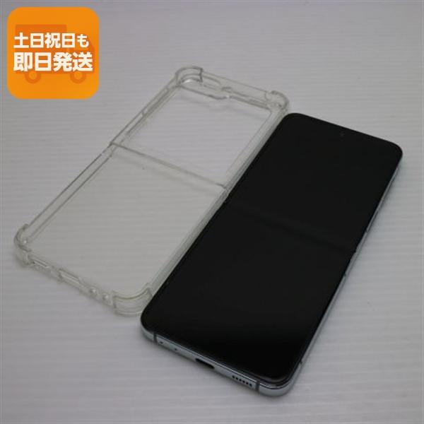 超美品 SCG23 Galaxy Z Flip5 256GB ミント AU スマホ SAMSUNG 即日