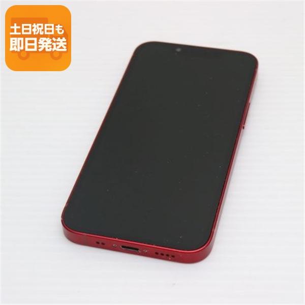 中古 SIMフリー iPhone13 mini 128GB レッド 本体 即日発送 土日