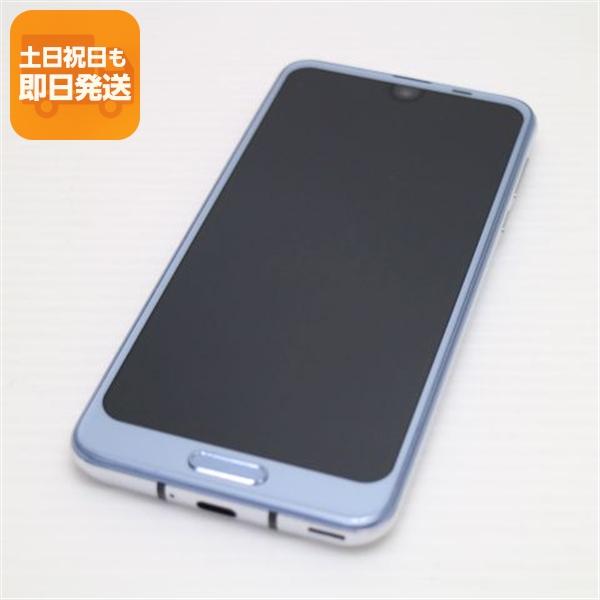 新品同様 706SH AQUOS R2 ブルーシルバー スマホ 即日発送 白ロム 中古