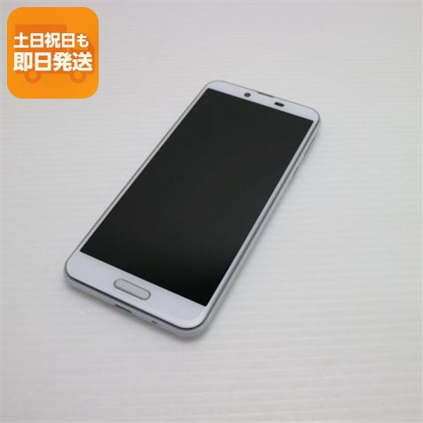 超美品 SIMフリー SH-M07 AQUOS sense plus ホワイト スマホ 即日発送 