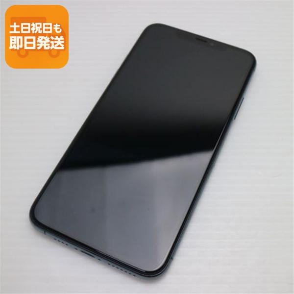 美品 SIMフリー iPhone 11 Pro Max 256GB ミッドナイトグリーン スマホ