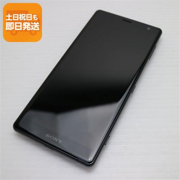超美品 SOV37 Xperia XZ2 ブラック スマホ 即日発送 白ロム 中古 au 