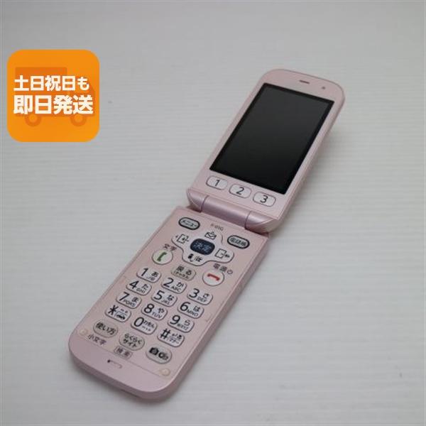 超美品 F-01G らくらくホン ベーシック4 ピンク 即日発送 ガラケー