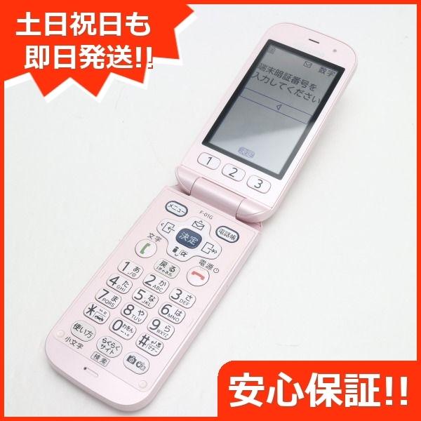 ドコモF-01Gピンク充電端子に傷有り本体のみ3G携帯電話FOMA判定