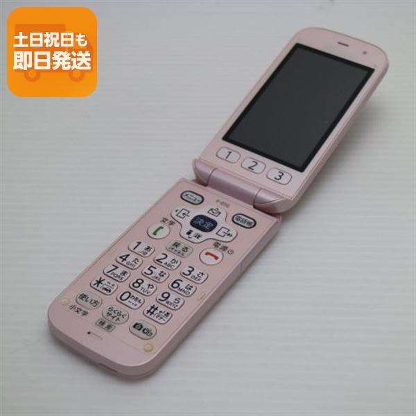 超美品 F-01G らくらくホン ベーシック4 ピンク 即日発送 ガラケー