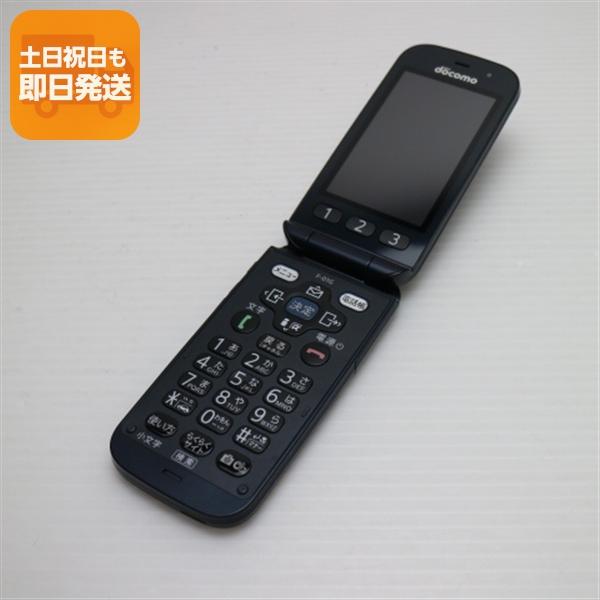 美品 F-01G らくらくホン ベーシック4 ブラック 即日発送 ガラケー