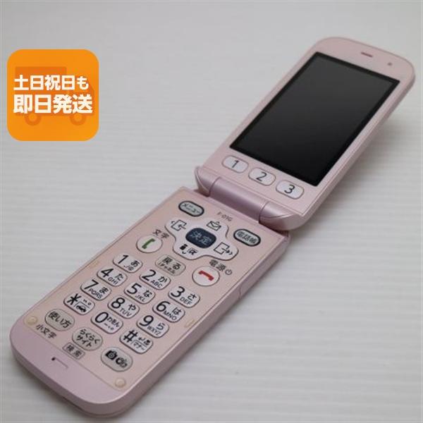 超美品 F-01G らくらくホン ベーシック4 ピンク 即日発送 ガラケー