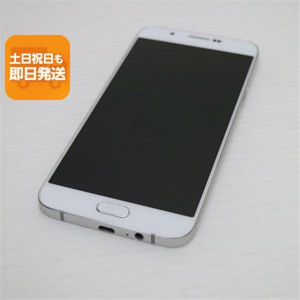 新品同様 au SCV32 Galaxy A8 ホワイト 即日発送 スマホ AU SAMSUNG