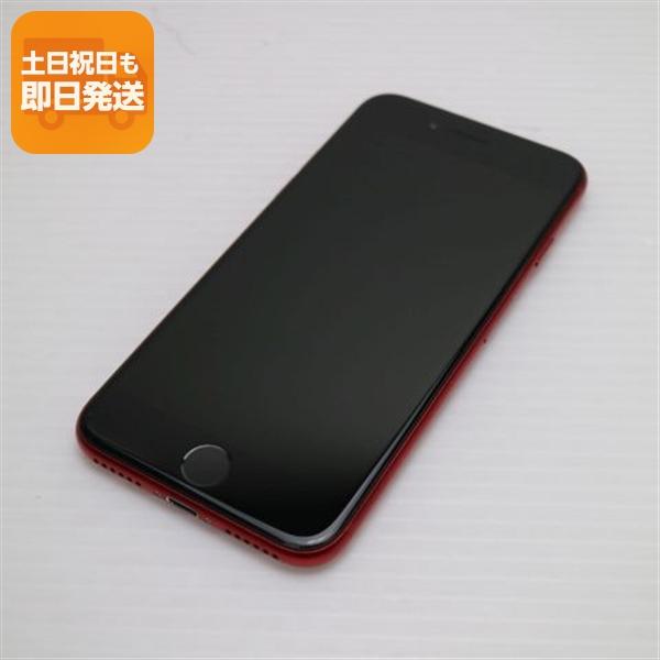 超美品 SIMフリー iPhone SE 第2世代 64GB レッド スマホ 白ロム 中古 