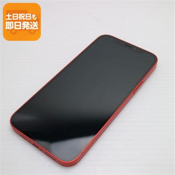 超美品 SIMフリー iPhone12 256GB レッド 即日発送 スマホ 白ロム