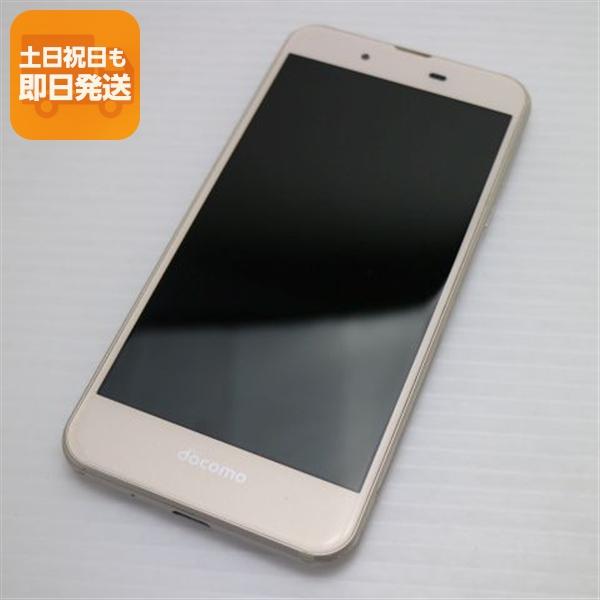 美品 SH-02J AQUOS EVER ゴールド 即日発送 スマホ DoCoMo SHARP 本体