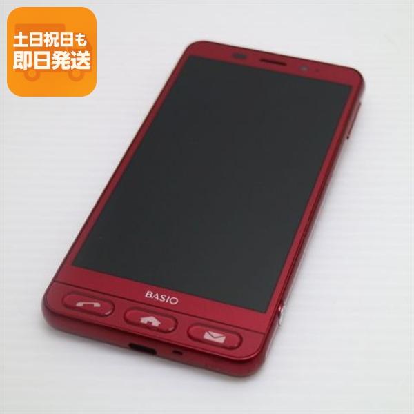 au スマホ シャープ製 BASIO 品番はSMV36 美品 au SHV36 BASIO2 プラム(ピンク) 即日発送 スマホ AU SHARP 本体