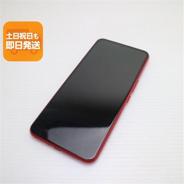 超美品 Rakuten BIG クリムゾンレッド 即日発送 スマホ 白ロム 楽天