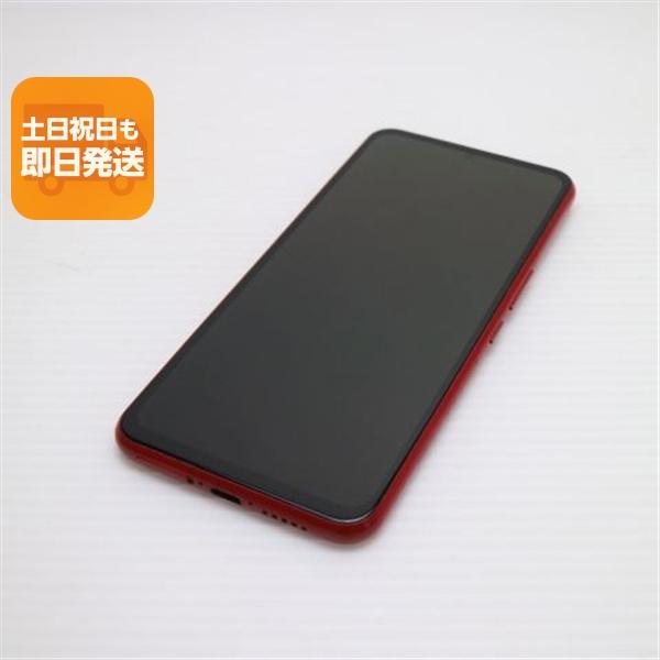 美品 Rakuten BIG クリムゾンレッド 即日発送 スマホ 白ロム 楽天 あす